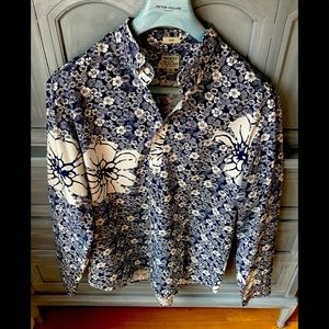 Vibrant JCrew Mens Floral Shirt XL